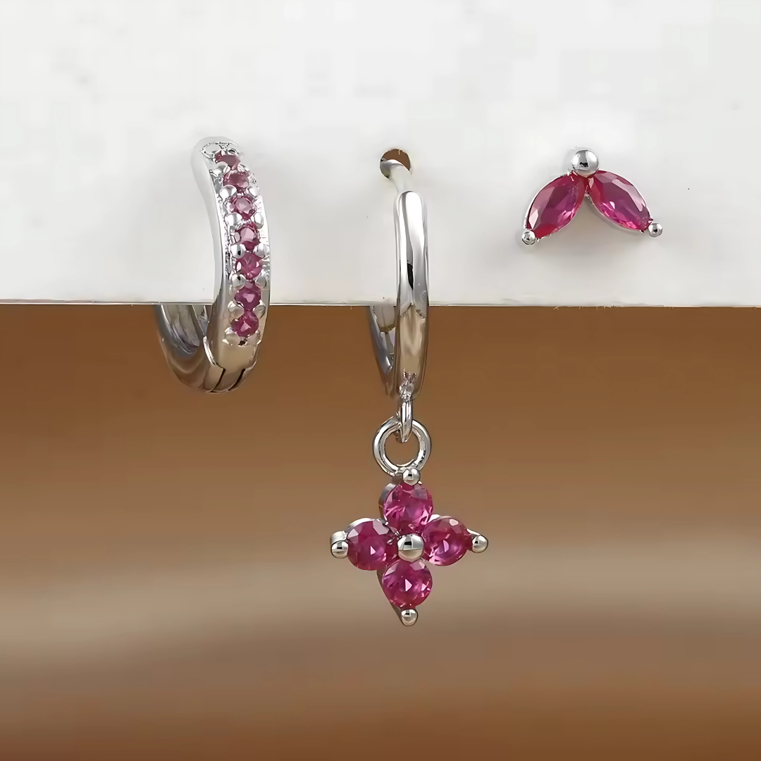 Ensemble Boucles Et Piercings – Polyvalence Et Brillance Subtile