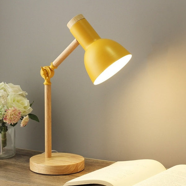Lâmpada de Secretária LED – Estilo Natural e Design Nórdico