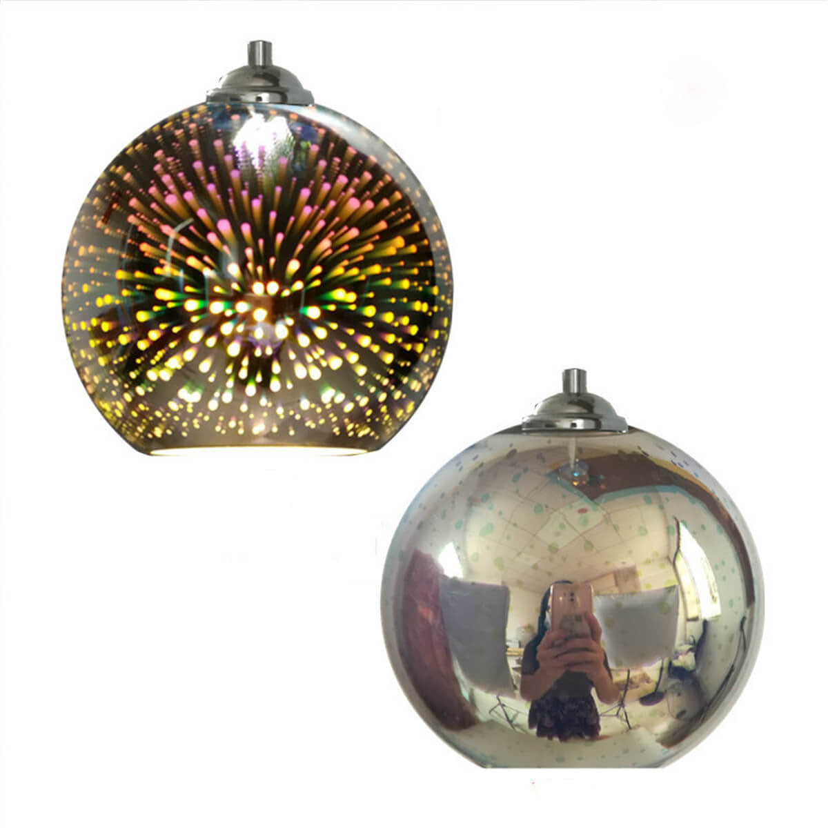 Suspension Moderne Effet Feu D’artifice – Éclat Visuel Et Design Tendance