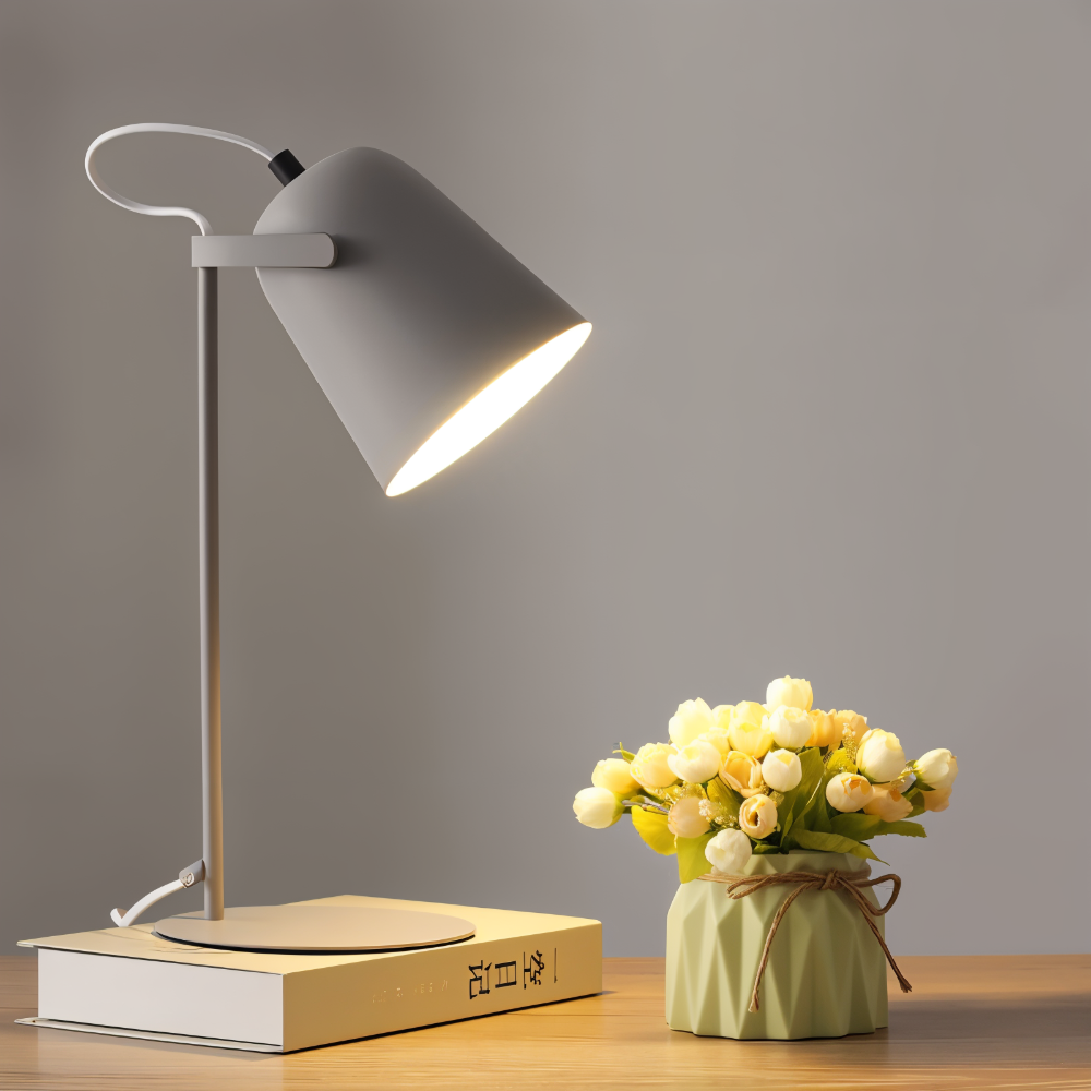 Moderne roterende bordlampe – elegance og funktionalitet