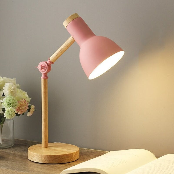 Lâmpada de Secretária LED – Estilo Natural e Design Nórdico