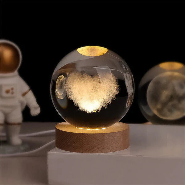 Decorative Led Lamp – Engraved Finish and Contemporary Style