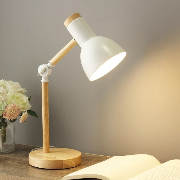 Lâmpada de Secretária LED – Estilo Natural e Design Nórdico