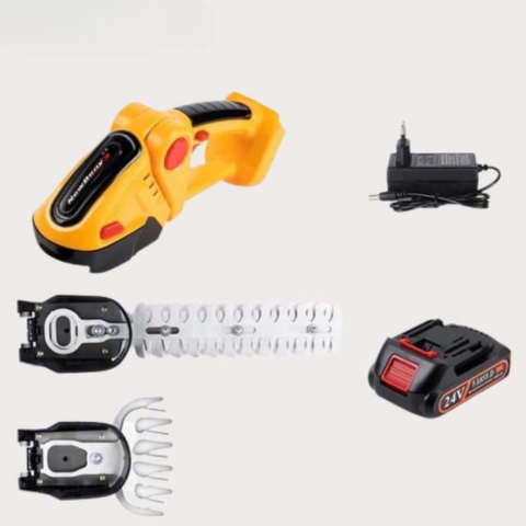 2-in-1 Wireless Garden Tool — Hedge Trimmer and Practical Shears