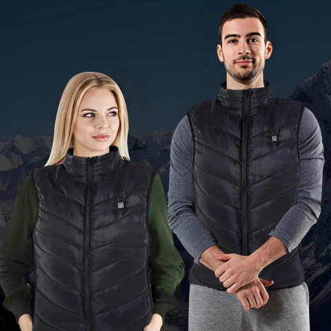 Vestă de încălzire unisex - temperatură reglabilă și stil modern
