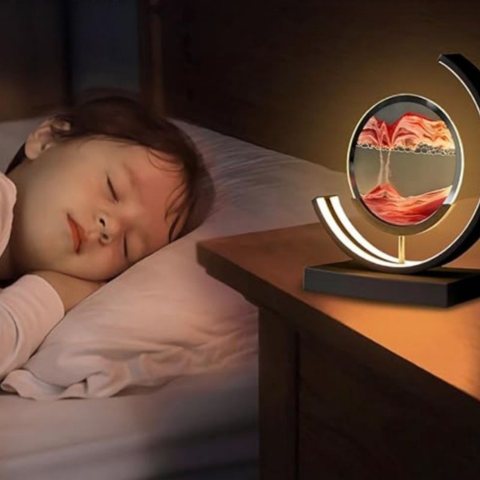 Pohybová písečná lampa – vizuální relaxace a uklidňující atmosféra