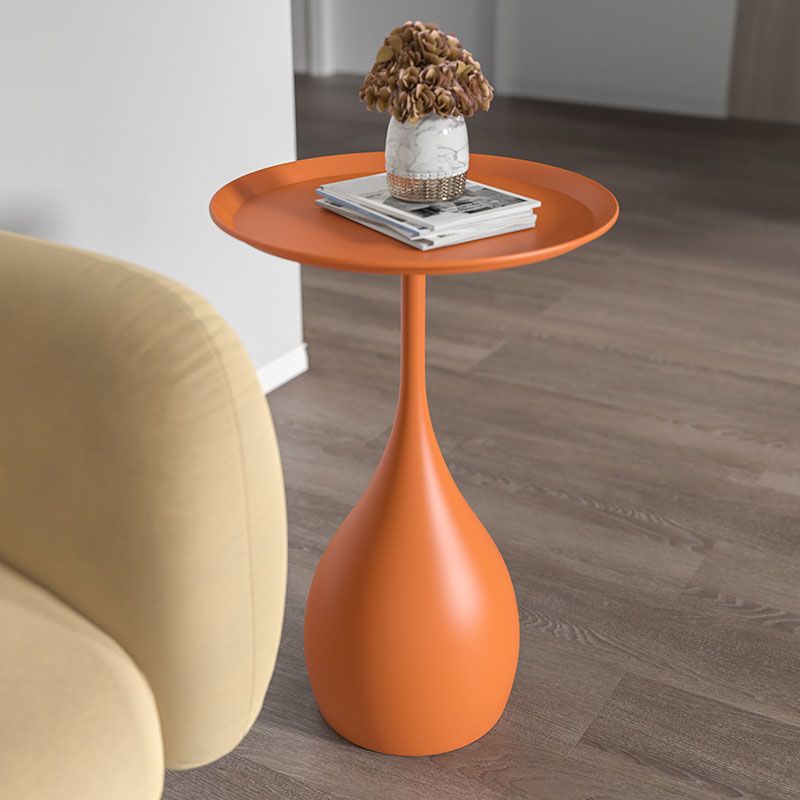 Mesa de Apoio Redonda – Estrutura Metálica e Base Estável