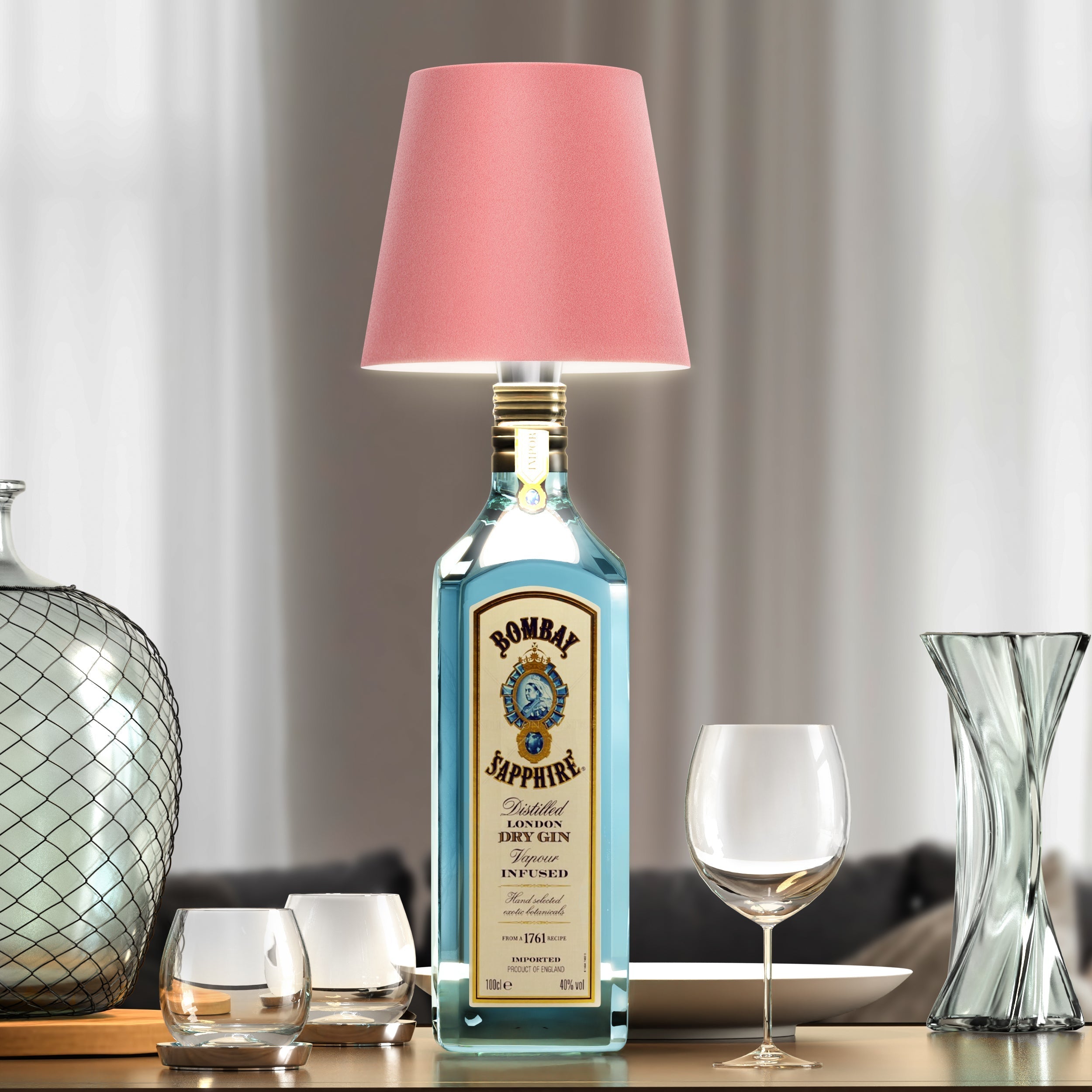 Genopladelig LED-lampe – Forvandl dine flasker til belysning