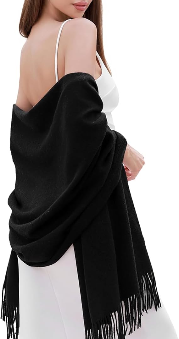 Clara | Lång Scarf För Kvinna – Elegant Mjukhet Och Värme