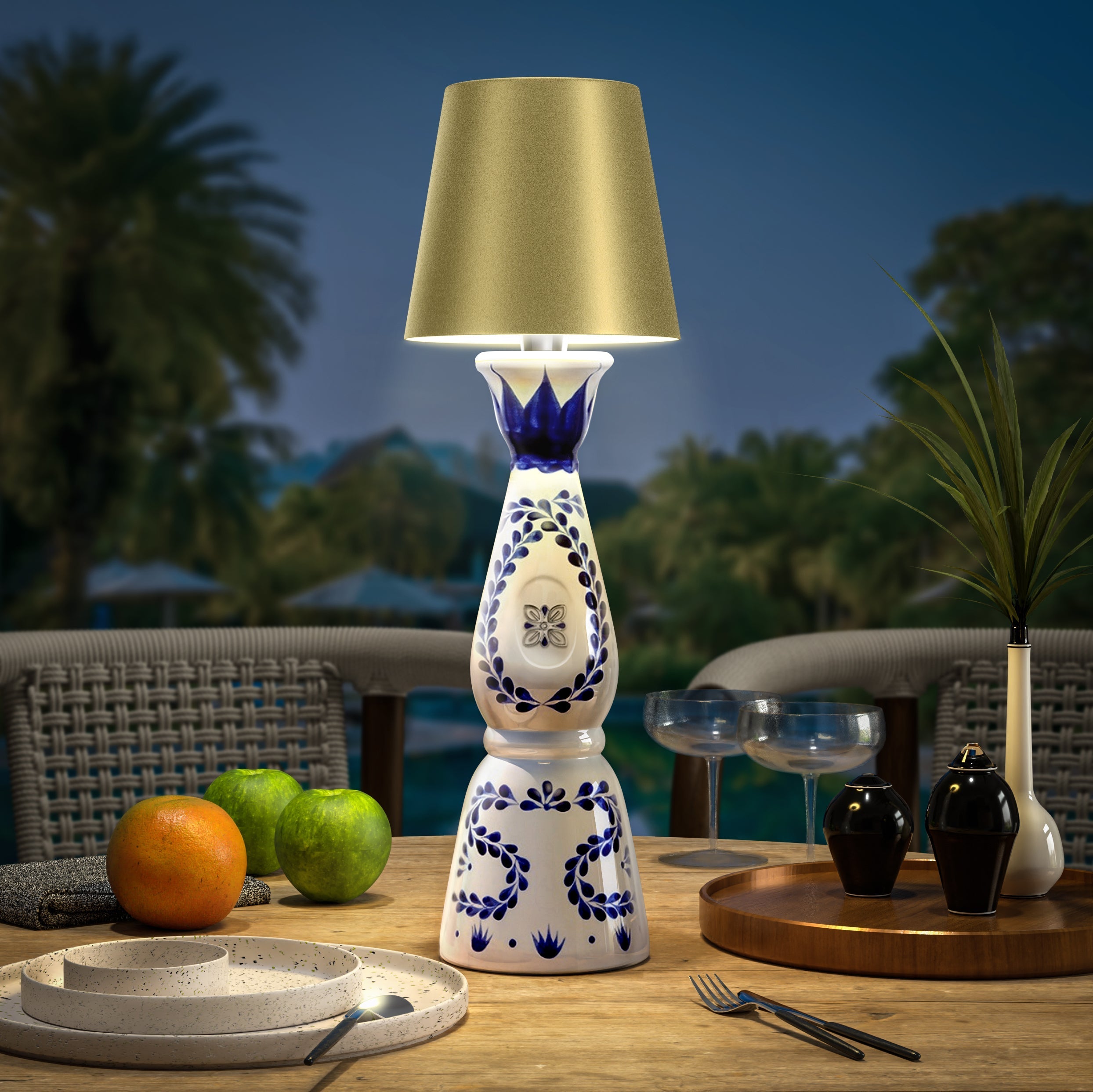 Genopladelig LED-lampe – Forvandl dine flasker til belysning