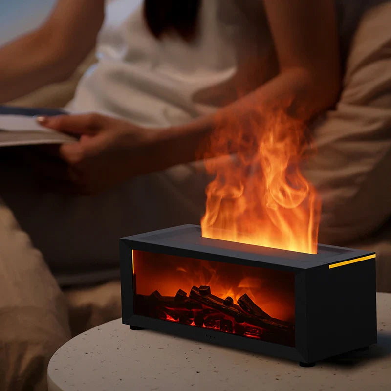 Diffuseur D’Arômes Effet Flamme – Ambiance Chaleureuse Et Relaxante