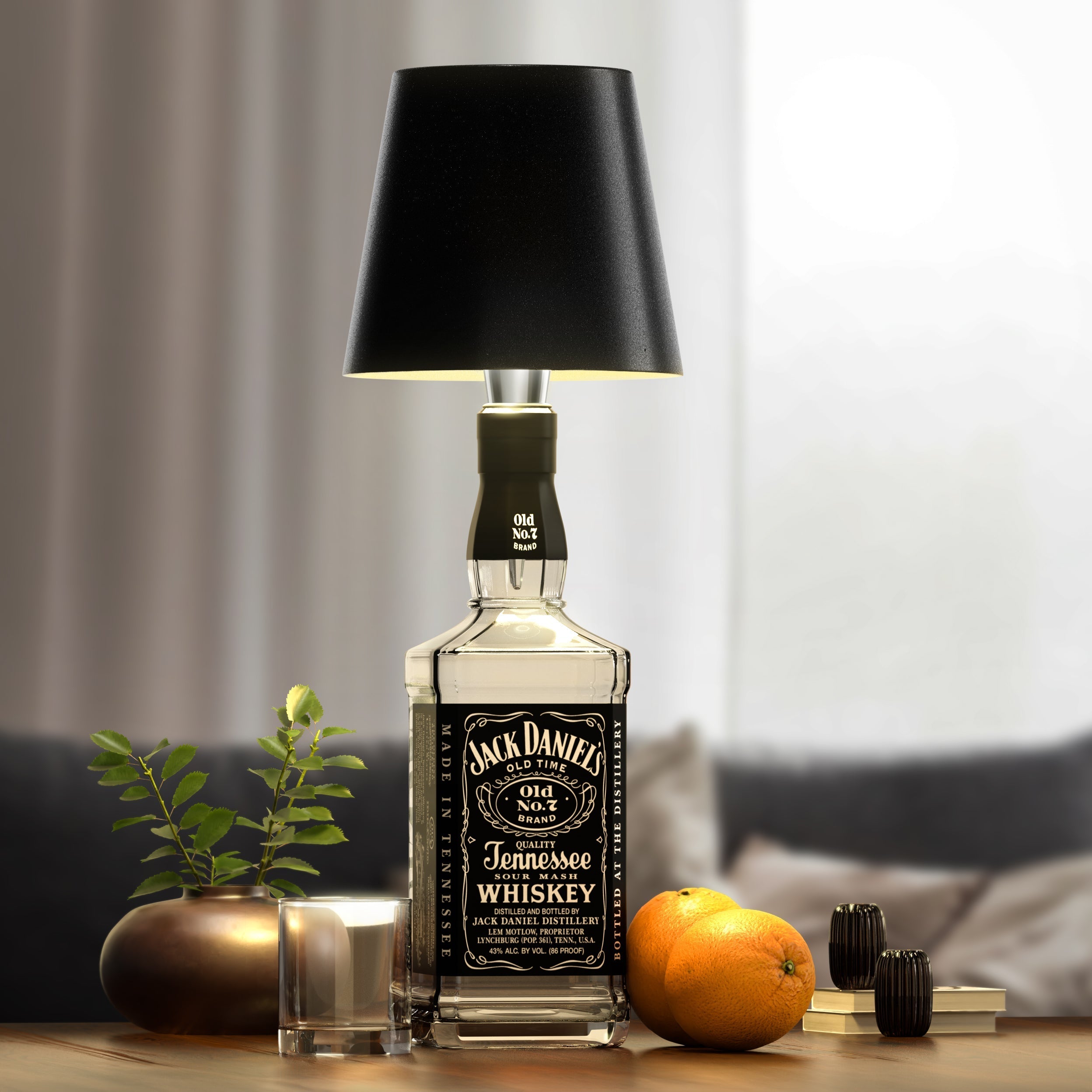 Genopladelig LED-lampe – Forvandl dine flasker til belysning