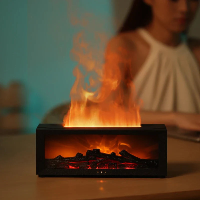 Diffuseur D’Arômes Effet Flamme – Ambiance Chaleureuse Et Relaxante