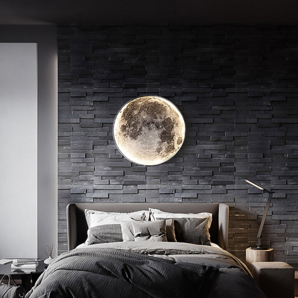3D LED Wall Lamp – Moon For a Unique Atmosphere
