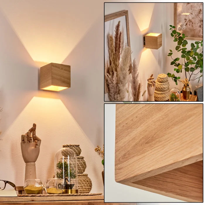 Nástěnné svítidlo Čtvercové – Styl Chic a Autentický