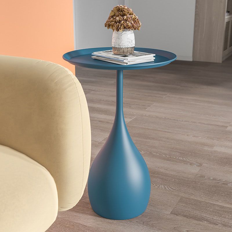 Mesa de Apoio Redonda – Estrutura Metálica e Base Estável