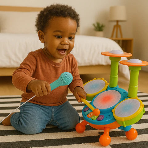 Brinquedo musical interativo - Aprendizagem e criatividade das crianças