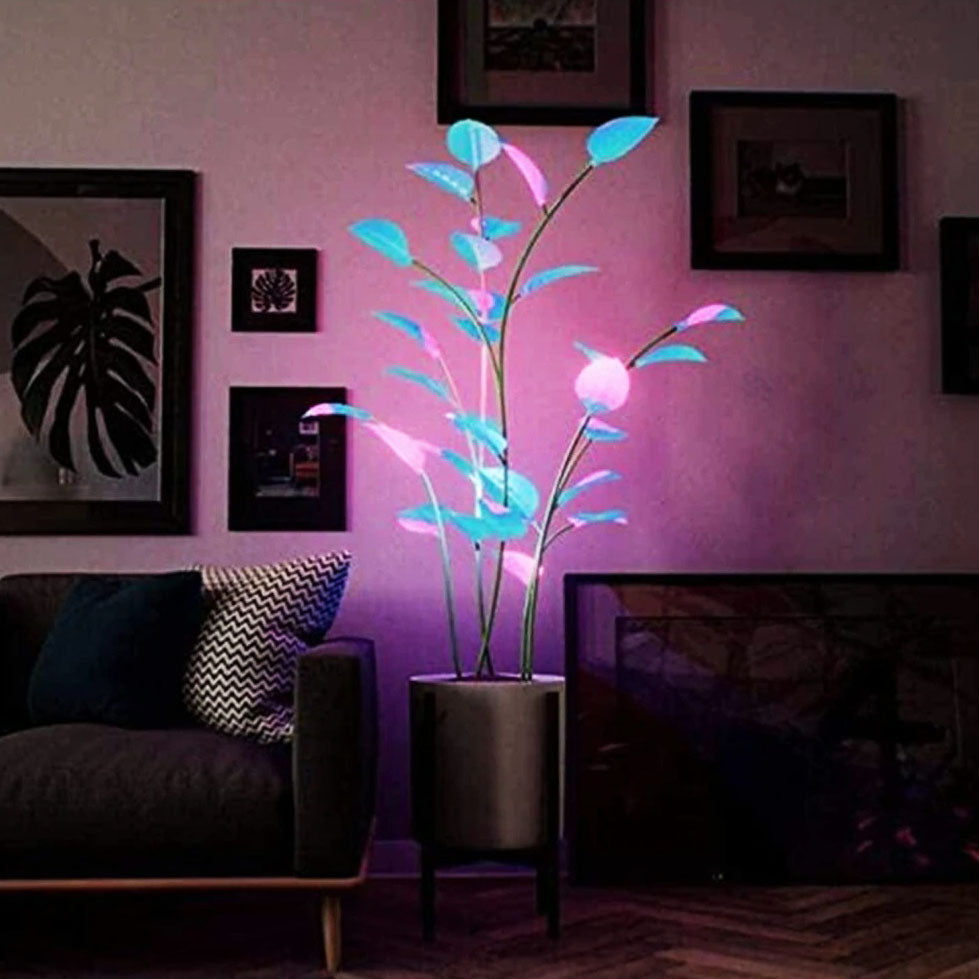 מנורת LED קסומה בצורת צמח – אווירה טבעית ומכשפת 