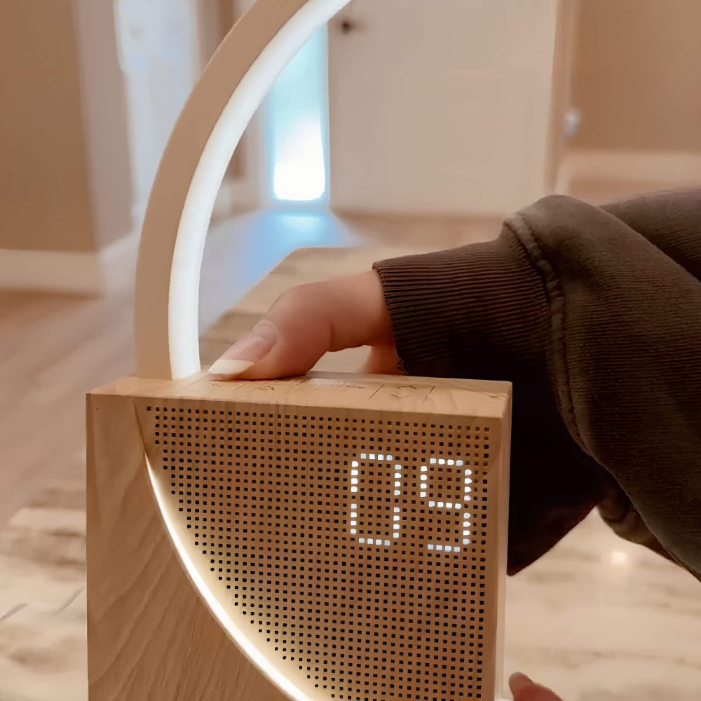 Despertador com simulador de amanhecer - Despertar natural e energia matinal