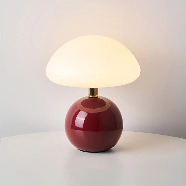 מנורת שולחן בצורת פטרייה – Elegance Et Originalité 