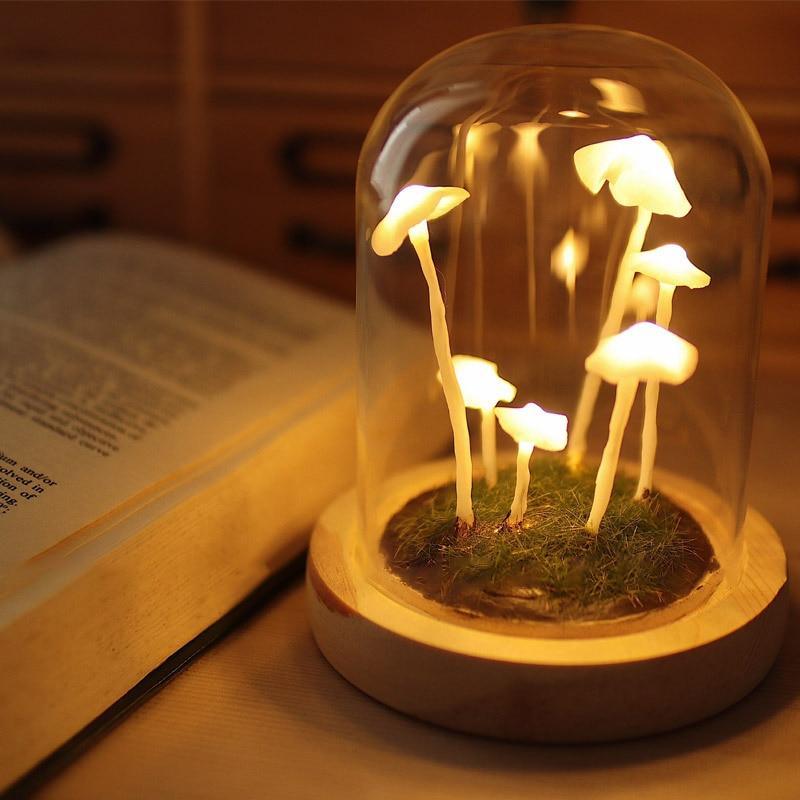 Verzauberte Champignonlampe – Dekorative Magie und zeitlose Eleganz 