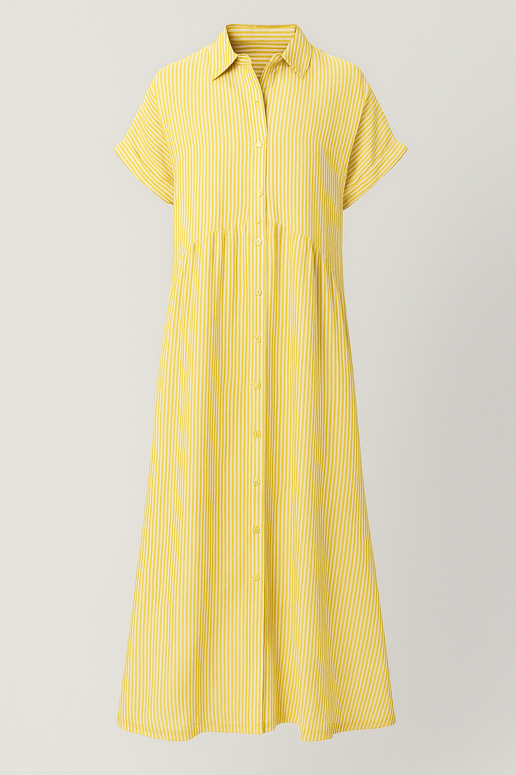 Vestido Midi Com Bolsos – Elegante, Confortável E Com Bolsos Práticos 