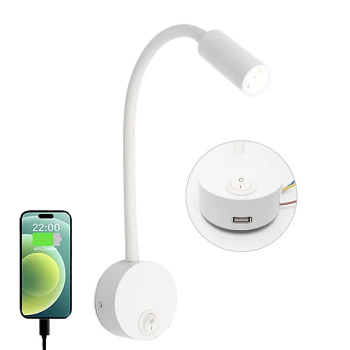 Fleksibel LED-vegglampe - mobilitet, eleganse og målrettet lys