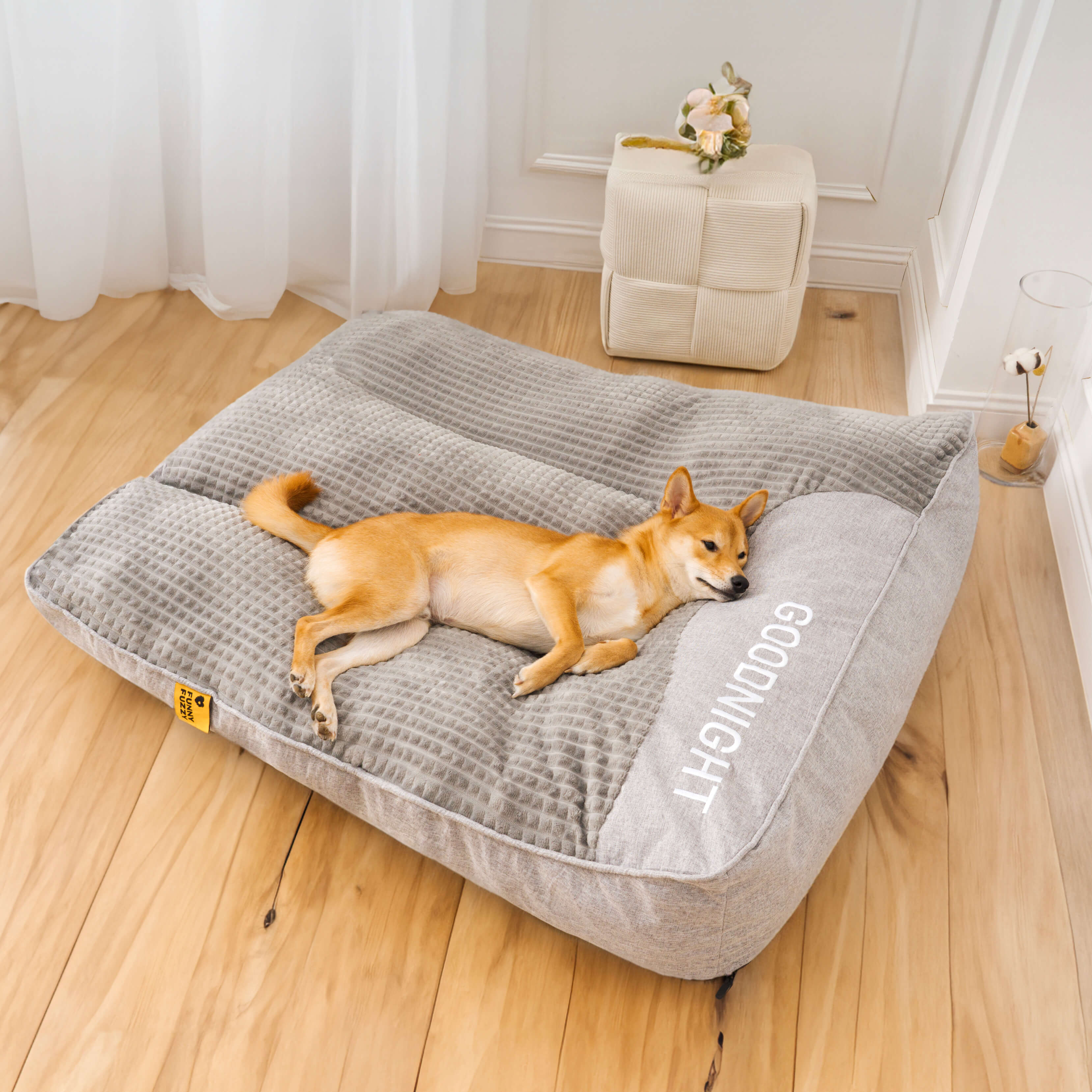 Cojín Para Perro Resistente A Los Arañazos Con Protección Dorsal – Confort Y Durabilidad 