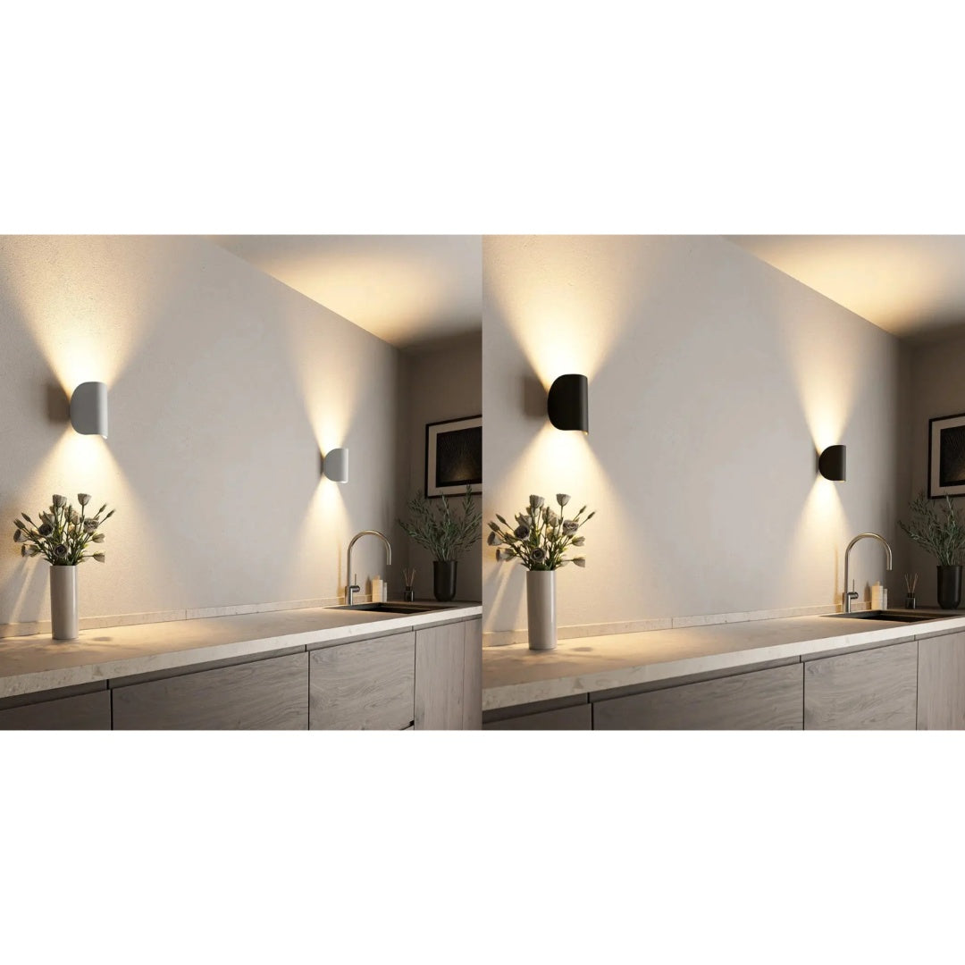 Elegant LED-vägglampa - elegant och modern belysning