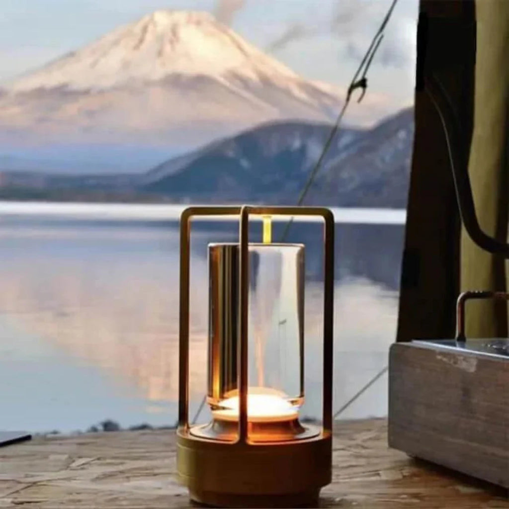 Lampada da Tavolo Ricaricabile – Luce Diffusa e Stile Senza Tempo 