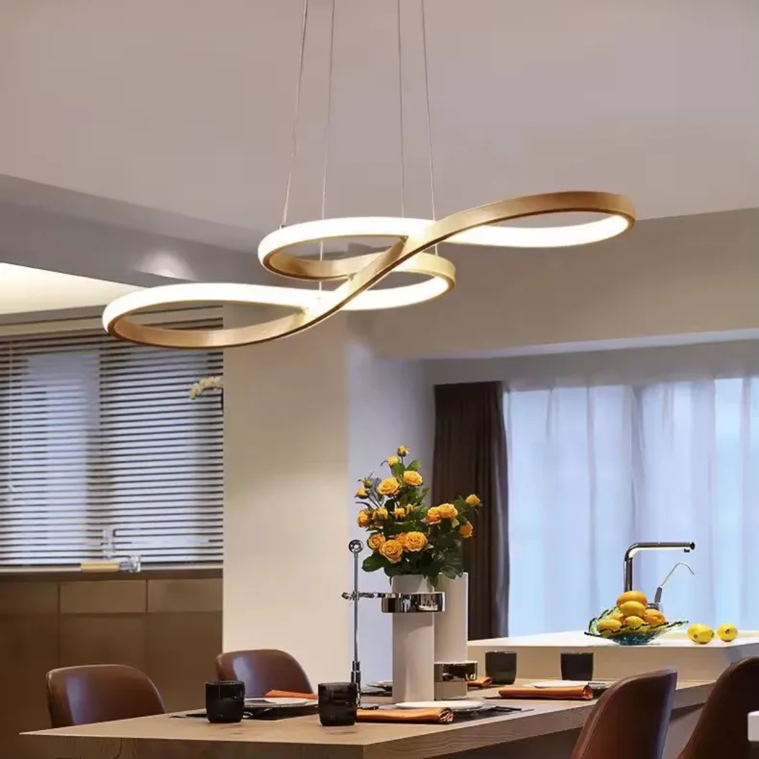 Modern LED Suspension with Rings – Elegant and Futuristic Design 