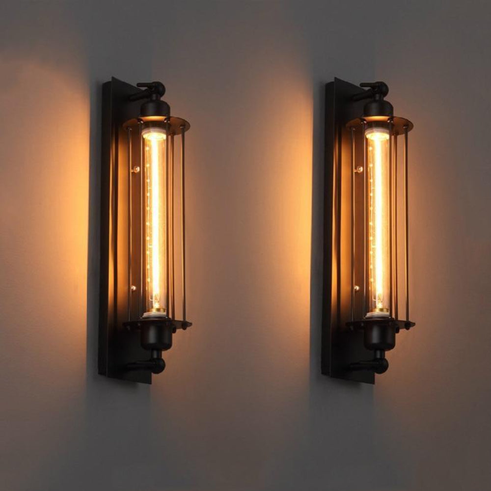 Vintage LED nástěnné svítidlo – Retro kouzlo a moderní osvětlení 