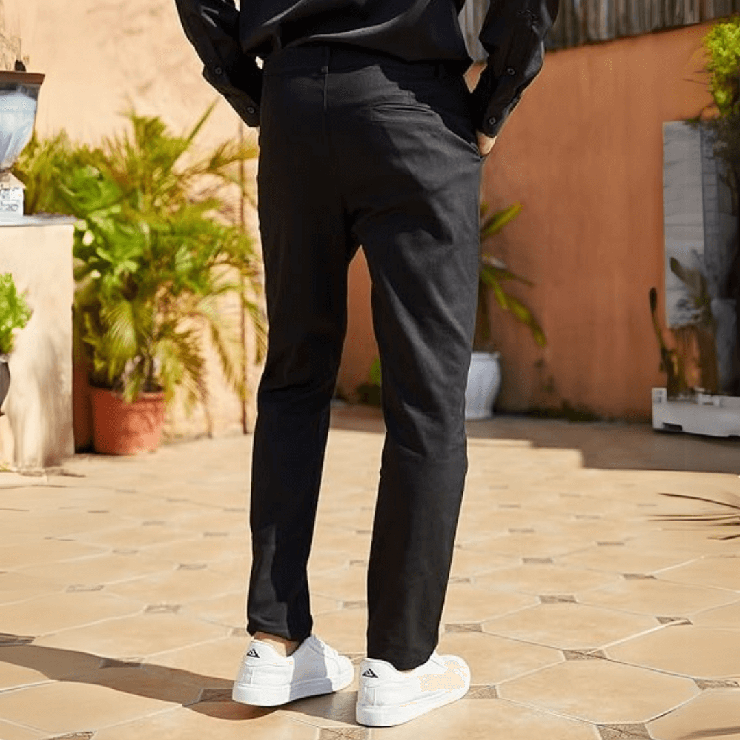 Georges | Pantaloni Elasticizzati – Stile Moderno e Libertà di Movimento 