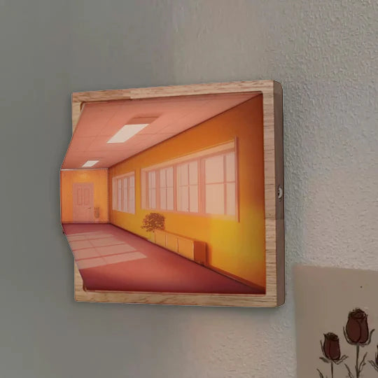Fali Lámpa Dekoráció – 3D Illúzió 