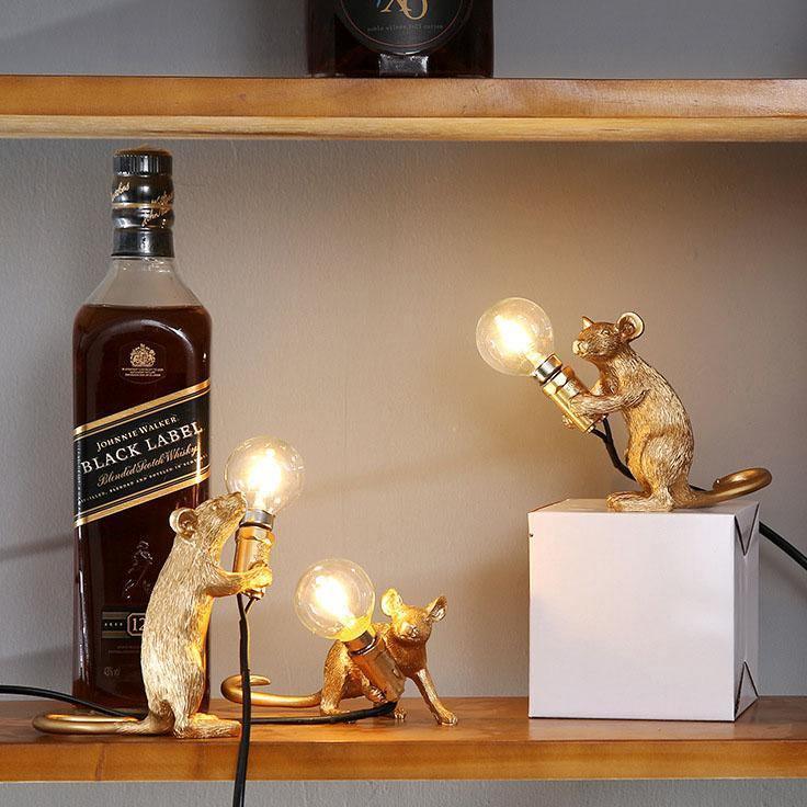 Lampa Stołowa Mysz – Oryginalna Dekoracja i Modne Oświetlenie 