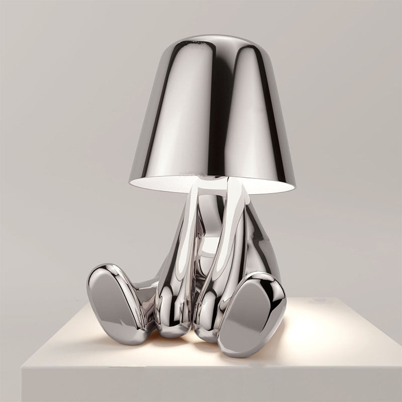 Lámpara de Mesa Moderna – Elegancia Minimalista y Luz Suave 