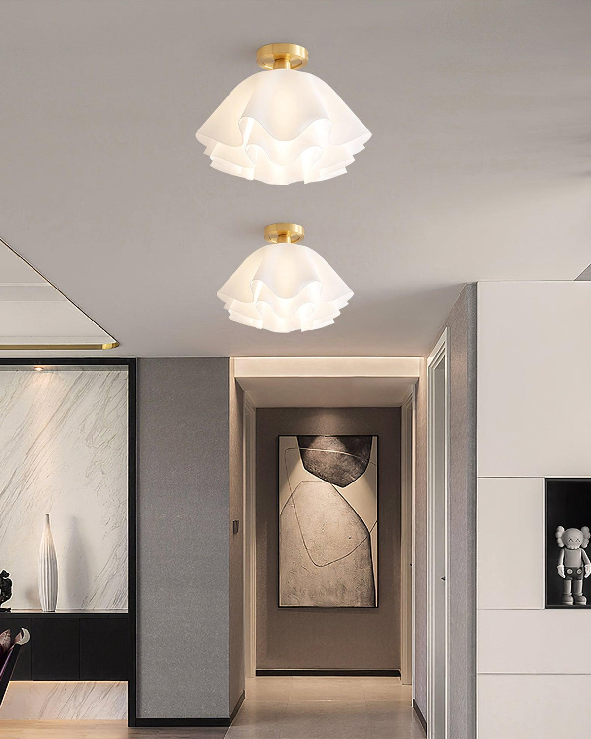 Modern Elegant Taklampa – Raffinerad Belysning Och Varm Atmosfär 