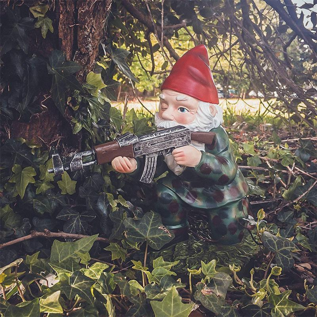 Anão de Jardim Militar – Toque de Humor e Defesa Externa 