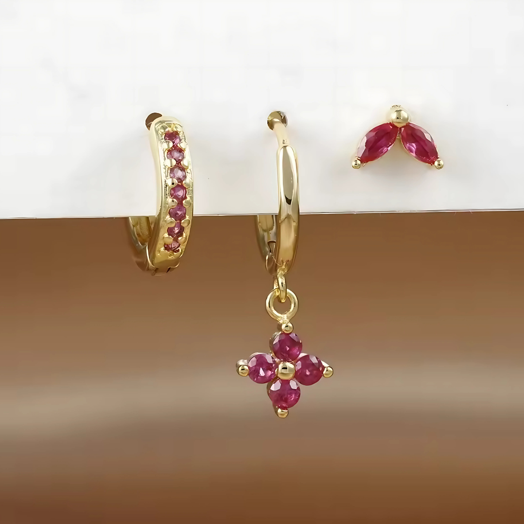 Ensemble Boucles Et Piercings – Polyvalence Et Brillance Subtile
