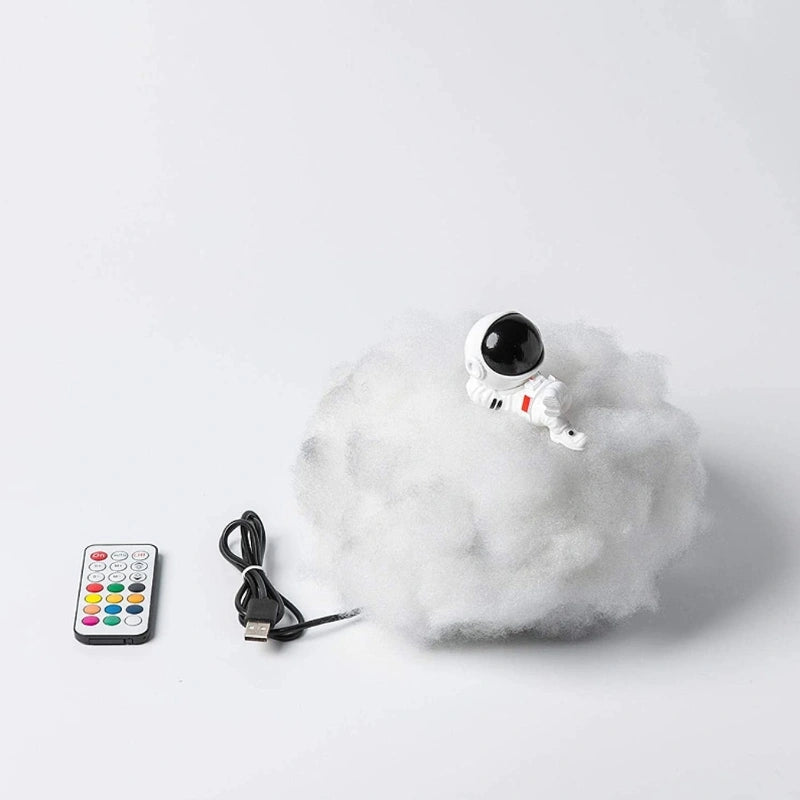 Lámpara Decorativa Nube Astronauta – Escape Luminoso y Mágico 