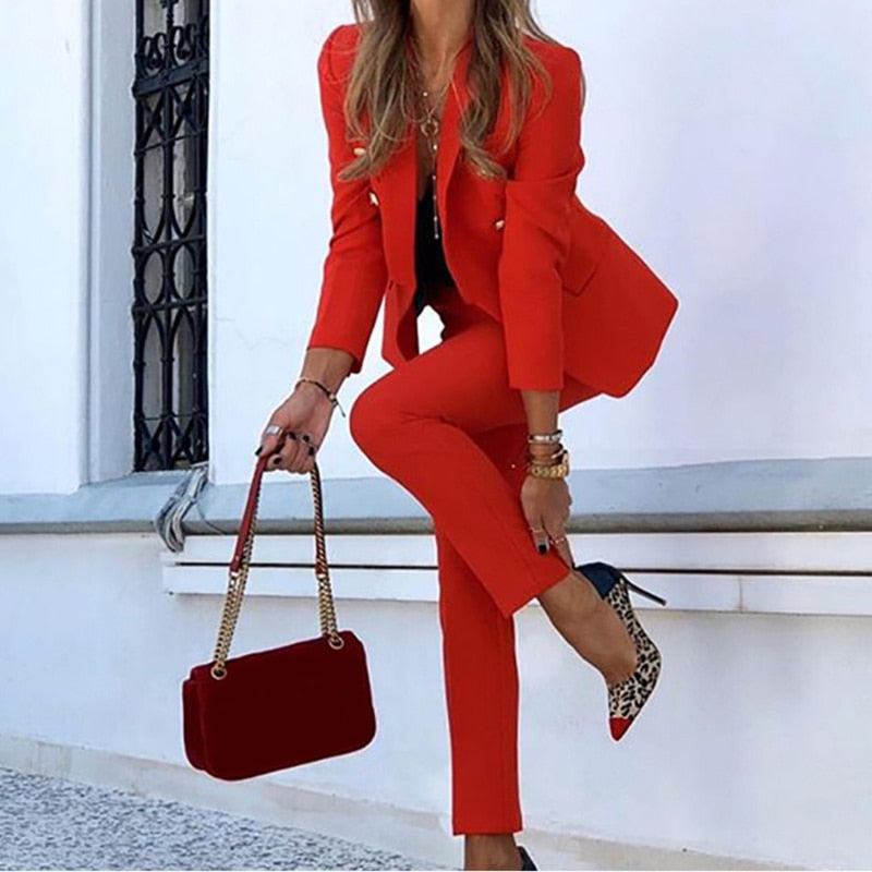 Zita | Conjunto Blazer e Calças – Silhueta Refinada Para Mulher 