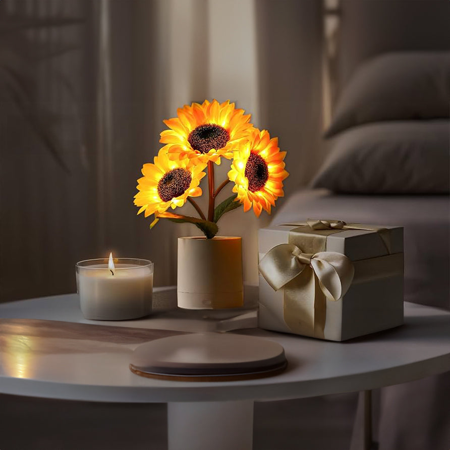 Lámpara de Mesa LED Recargable por USB – Iluminación Original y Elegante 