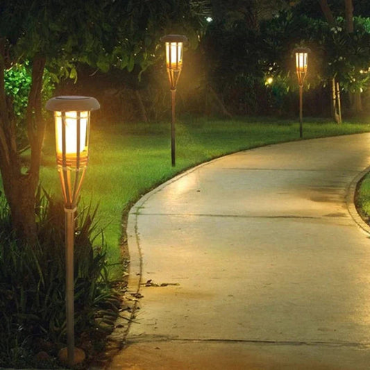 Lampe Solaire Tiki - Éclairez Vos Soirées Avec Style