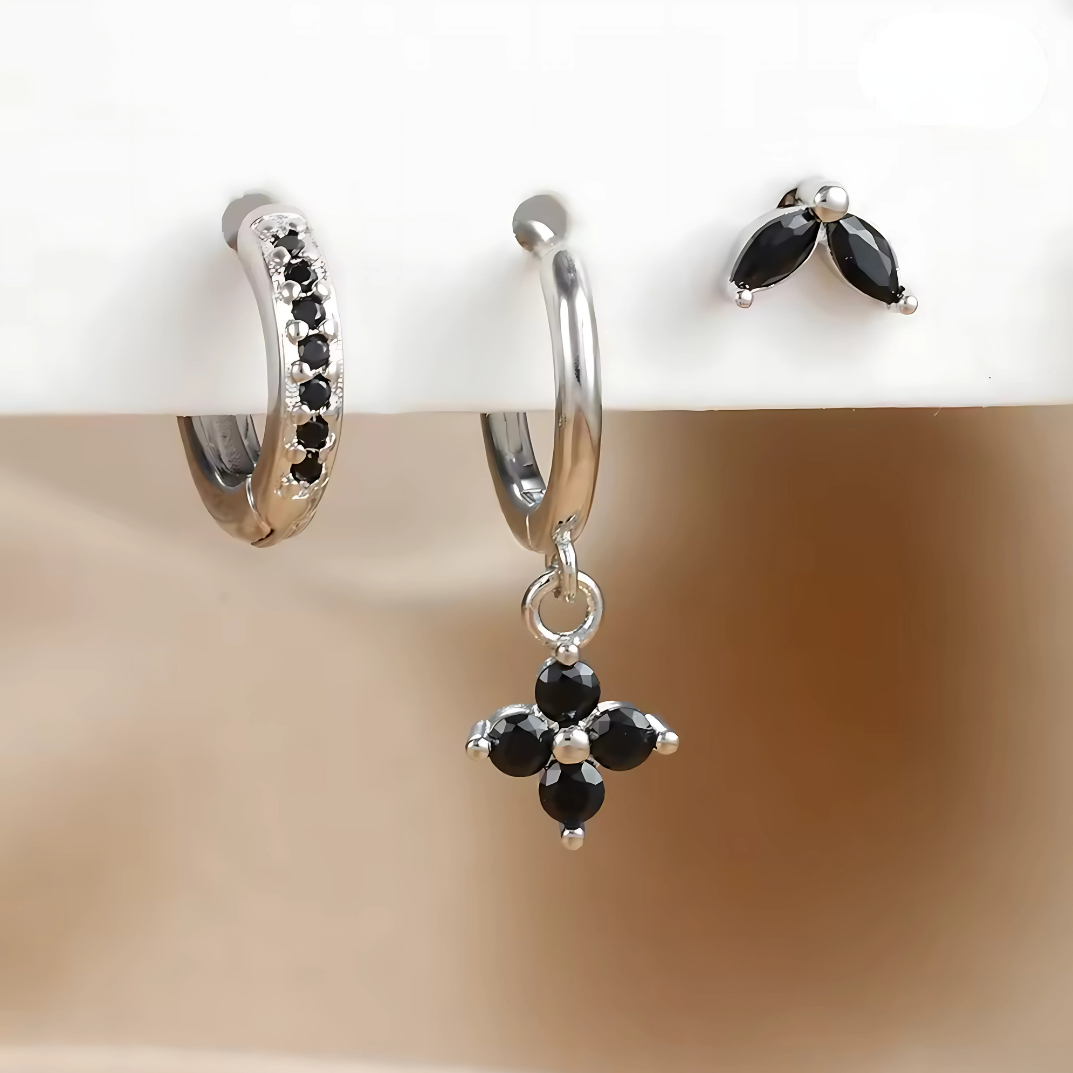 Ensemble Boucles Et Piercings – Polyvalence Et Brillance Subtile