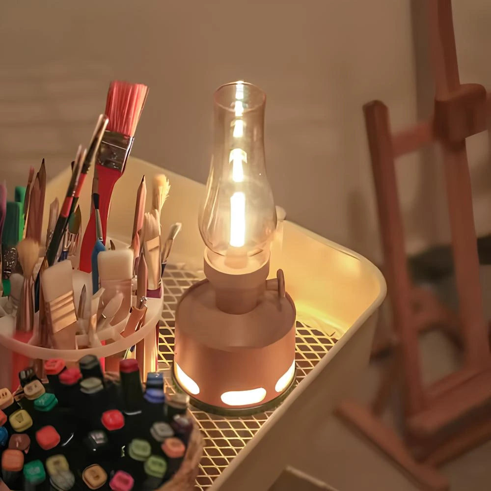 Retro LED-lanterne – Elegant dekorativ belysning 