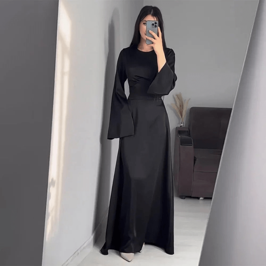 Gracia | Elegant Lang Kjole – Perfekt Til Alle Anledninger 