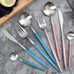 Conjunto de Talheres 24 Peças – Acabamento Chic Para Mesa Refinada 