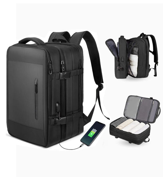 Mochila de Viagem Compacta – Leve, Dobrável e Funcional 