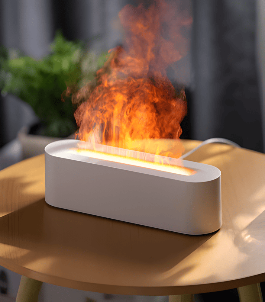 USB aróma difuzér s viacfarebným LED osvetlením - relaxačná atmosféra a ľahká hmla