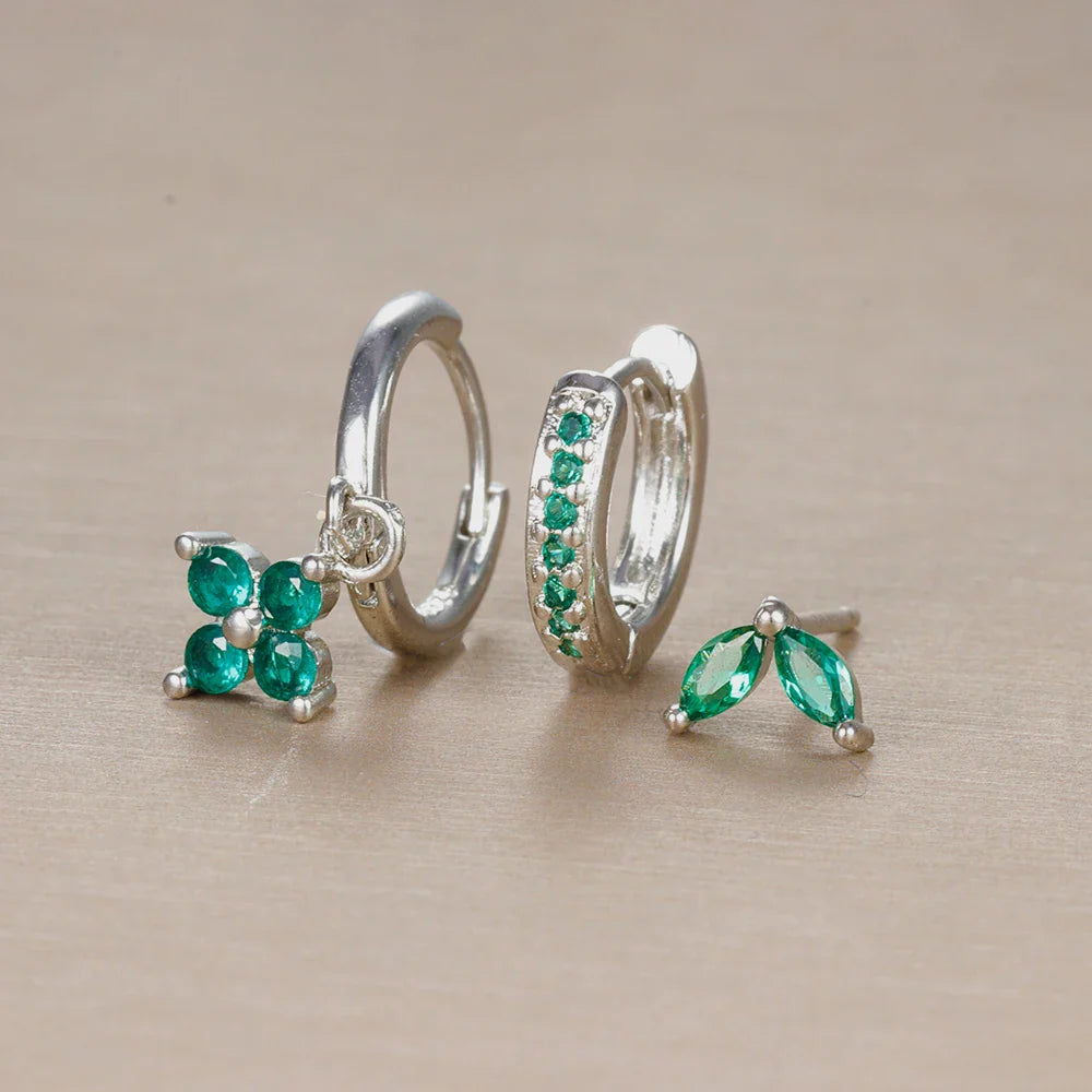 Conjunto de Argolas e Piercings – Versatilidade e Brilho Sutil 